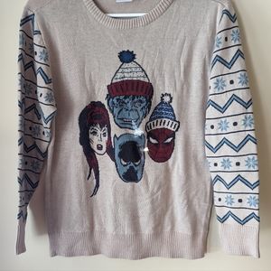 Disney 100 kids size Large Marvel sweater Brand New with tags